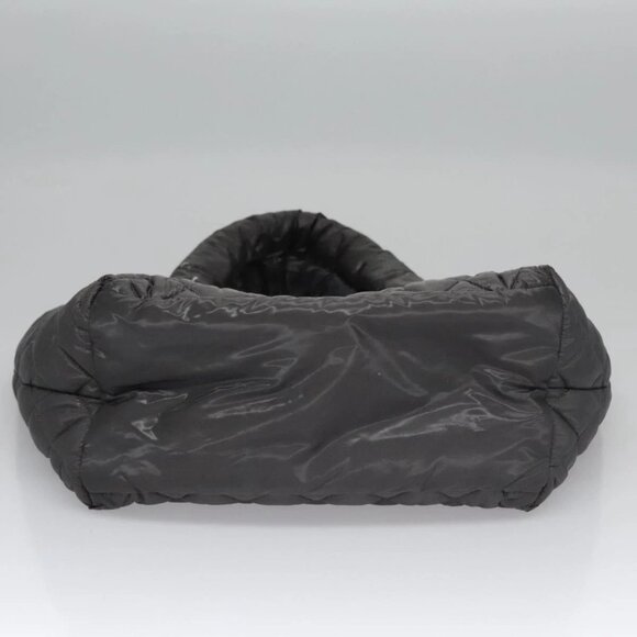 CHANEL Cococoon Hand Bag Nylon Black Silver CC - Picture 8 of 16